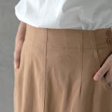 スカート ロングスカート マキシスカート ベイカースカート ロング チノ レデ | HUG.U | 詳細画像14 