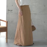 スカート ロングスカート マキシスカート ベイカースカート ロング チノ レデ | HUG.U | 詳細画像9 