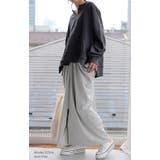 スカート 変形 ロングスカート レディース スウェット マキシスカート スリッ | HUG.U | 詳細画像3 