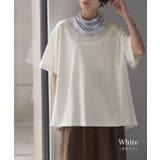 カットソー ネックカバー付 Tシャツ | HUG.U | 詳細画像13
