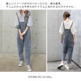 デニムサロペット サロペット レディース デニムオールインワン オーバーオール | HUG.U | 詳細画像7 
