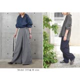 シャツ デニム デニムシャツ レディース トップス カットソー ハーフボタン | HUG.U | 詳細画像17 