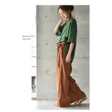 Tシャツ レディース 半袖 綿 トップス カットソー ビッグシルエット Uネッ | HUG.U | 詳細画像7