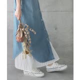 シャツワンピース デニム ロングシャツ デニムシャツワンピ シャツ レディース | HUG.U | 詳細画像14 