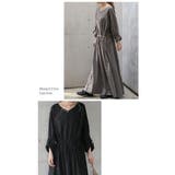 ワンピース レディース  ロングワンピース ロング 長袖 マキシ フレア きれ | HUG.U | 詳細画像11 