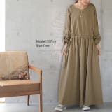 ワンピース レディース  ロングワンピース ロング 長袖 マキシ フレア きれ | HUG.U | 詳細画像20 