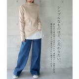 ニット タートルネック トップス  洗えるニット ハイネック レディース セー | HUG.U | 詳細画像16 