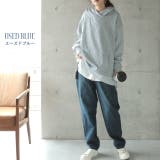 ユーズドブルー | デニム パンツ ボトムス レディース スラウチパンツ テーパード テーパードパ | HUG.U