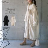 アウター ボア レディース ボアコート ジャケット ロング ボアジャケット ロ | HUG.U | 詳細画像1