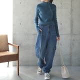 ニット タートルネック レディース トップス リブニット プルオーバー 細リブ | HUG.U | 詳細画像12