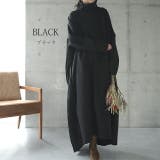 ワンピース レディース ロングワンピース プリーツ 長袖 バックプリーツ | HUG.U | 詳細画像11 