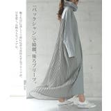 ワンピース レディース ロングワンピース プリーツ 長袖 バックプリーツ | HUG.U | 詳細画像6 
