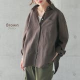 シャツ リネンシャツ レディース リネン トップス 長袖 ドロップショルダー | HUG.U | 詳細画像11 