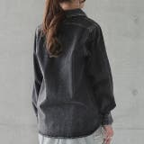 シャツ レディース デニムシャツ デニム トップス ブラウス デニムジャケット | HUG.U | 詳細画像20 