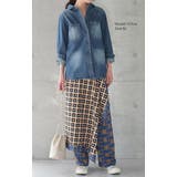 シャツ レディース デニムシャツ デニム トップス ブラウス デニムジャケット | HUG.U | 詳細画像4 