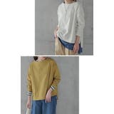 カットソー ロンT レディース トップス ロングTシャツ ボートネック 長袖 | HUG.U | 詳細画像5