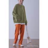 トップス レディース スウェット スエットトレーナー ビッグシルエット 無地 | HUG.U | 詳細画像19