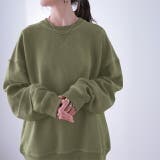 トップス レディース スウェット スエットトレーナー ビッグシルエット 無地 | HUG.U | 詳細画像21