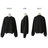 トップス レディース スウェット スエットトレーナー ビッグシルエット 無地 | HUG.U | 詳細画像23