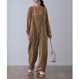 サロペット オールインワン レディース 大きいサイズ ワイド オーバーオール | HUG.U | 詳細画像19 