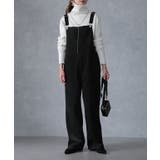 サロペット オールインワン レディース 大きいサイズ ワイド オーバーオール | HUG.U | 詳細画像5 