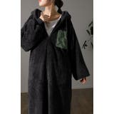 ワンピース ロング 長袖 レディース 着る毛布 ボア ロングワンピース パーカ | HUG.U | 詳細画像15 