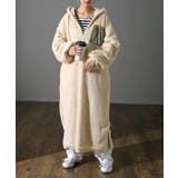ワンピース ロング 長袖 レディース 着る毛布 ボア ロングワンピース パーカ | HUG.U | 詳細画像22 