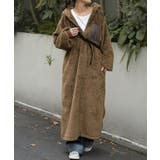 ワンピース ロング 長袖 レディース 着る毛布 ボア ロングワンピース パーカ | HUG.U | 詳細画像5 