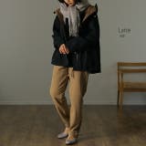 パンツ 裏起毛 ボトムス レディース ロング ゴム テーパード スリット 裏ボ | HUG.U | 詳細画像12