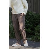 パンツ 裏起毛 ボトムス レディース ロング ゴム テーパード スリット 裏ボ | HUG.U | 詳細画像23