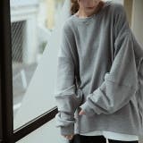 トレーナー レディース 裏起毛 スウェット トップス 裏シャギー 体型カバー | HUG.U | 詳細画像19