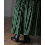 スカート 裏起毛 シフォン ロングスカート レディース プリーツスカート | HUG.U | 詳細画像12 