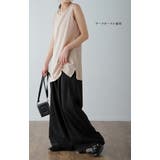 タンクトップ レディース ノースリーブ ワッフル トップス 無地 Uネック レ | HUG.U | 詳細画像16 