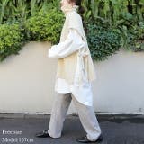 ベスト ニット 綿100% レディース 体型カバー タートル レイヤード トッ | HUG.U | 詳細画像20