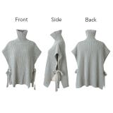 ベスト ニット 綿100% レディース 体型カバー タートル レイヤード トッ | HUG.U | 詳細画像22