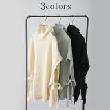 ベスト ニット 綿100% レディース 体型カバー タートル レイヤード トッ | HUG.U | 詳細画像8