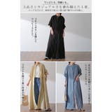 ワンピース レディース リネン ロングワンピース マキシ ロングワンピ シャツ | HUG.U | 詳細画像16 