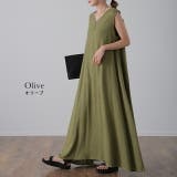 ワンピース レディース 麻 綿 ワンピ マキシ ロング ロングワンピース ノー | HUG.U | 詳細画像13