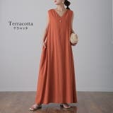 ワンピース レディース 麻 綿 ワンピ マキシ ロング ロングワンピース ノー | HUG.U | 詳細画像15