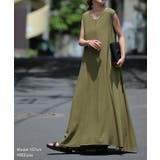 ワンピース レディース 麻 綿 ワンピ マキシ ロング ロングワンピース ノー | HUG.U | 詳細画像18