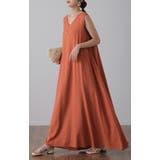 ワンピース レディース 麻 綿 ワンピ マキシ ロング ロングワンピース ノー | HUG.U | 詳細画像3