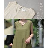 ワンピース レディース 麻 綿 ワンピ マキシ ロング ロングワンピース ノー | HUG.U | 詳細画像6