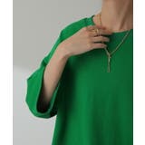 Tシャツ レディース トップス 綿100% 厚手 半袖 オーバーサイズ ゆった | HUG.U | 詳細画像13