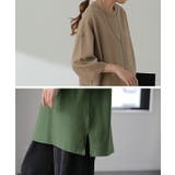 Tシャツ レディース トップス 綿100% 厚手 半袖 オーバーサイズ ゆった | HUG.U | 詳細画像18