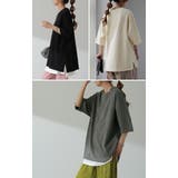 Tシャツ レディース トップス 綿100% 厚手 半袖 オーバーサイズ ゆった | HUG.U | 詳細画像24