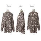 シャツ レディース トップス 花柄 とろみ シワになりにくい お尻が隠れる 長 | HUG.U | 詳細画像21 