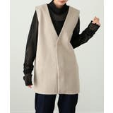 トップス レディース メッシュ メッシュニット レイヤード 透かし編みニット | HUG.U | 詳細画像5 