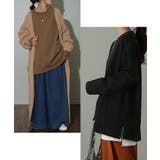 トップス レディース ロンT 綿100％ カットソー ポケット 長袖 Tシャツ | HUG.U | 詳細画像21 