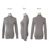 ニット レディース トップス ハイネック リブニット インナー レイヤード メ | HUG.U | 詳細画像21 