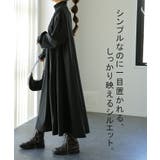 ワンピース ロング ワンピ ナイロン ハイネック 長袖 ロングワンピース 体型 | HUG.U | 詳細画像20 